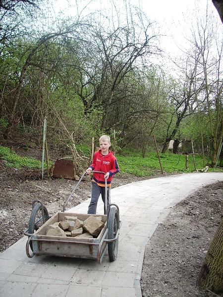 Poslední úpravy Zahrada poznání - duben 2010