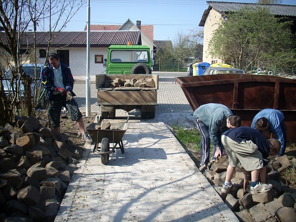 Poslední úpravy Zahrada poznání - duben 2010