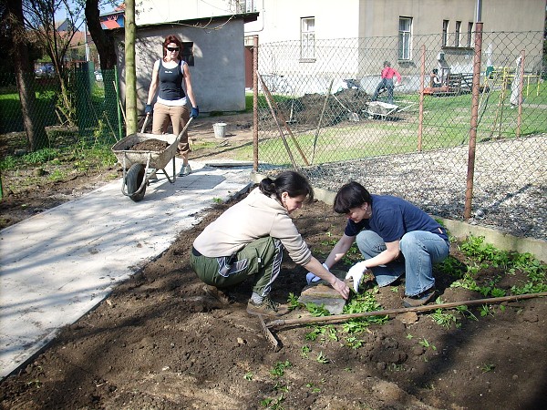 Poslední úpravy Zahrada poznání - duben 2010