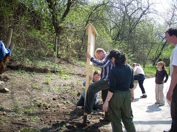 Poslední úpravy Zahrada poznání - duben 2010