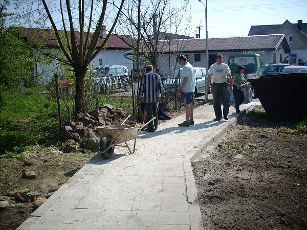 Poslední úpravy Zahrada poznání - duben 2010