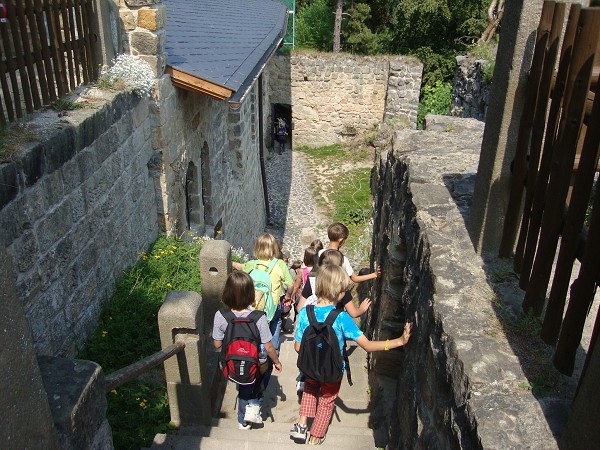 Školní výlet - Hrubá skála, Valdštejn